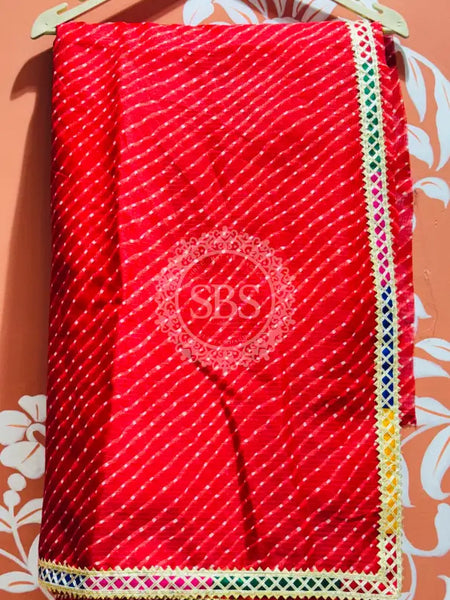 KOTA DORIYA MOTHRA SAREE Red / Free Size