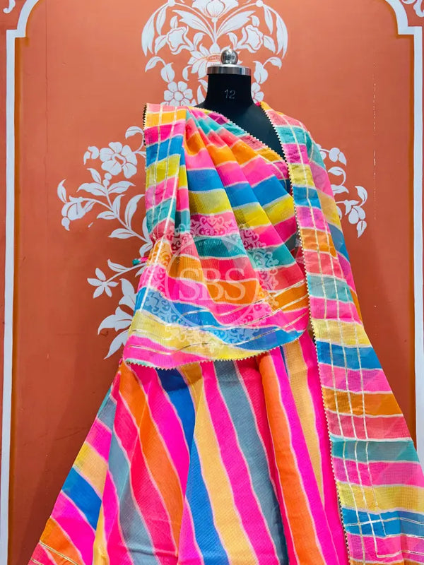 KOTA DORIYA MULTICOLOR LEHENGA Multi / Free Size