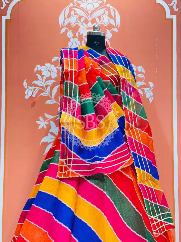 KOTA DORIYA MULTICOLOR LEHENGA Multi / Free Size