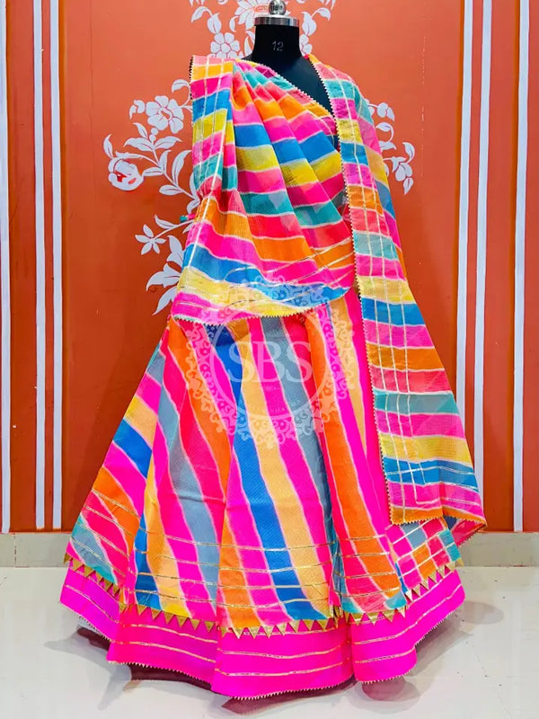 KOTA DORIYA MULTICOLOR LEHENGA Multi / Free Size