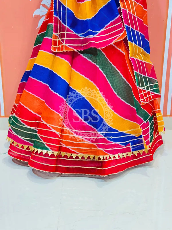 KOTA DORIYA MULTICOLOR LEHENGA Multi / Free Size