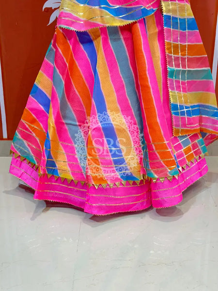 KOTA DORIYA MULTICOLOR LEHENGA Multi / Free Size