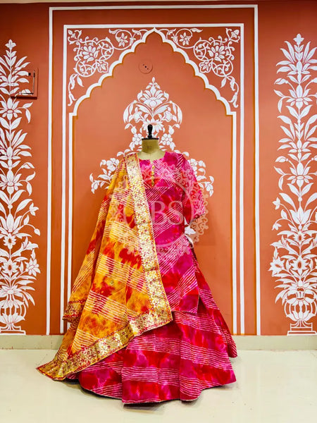 KOTA DORIYA SKIRT WITH KURTI AND DUPATTA