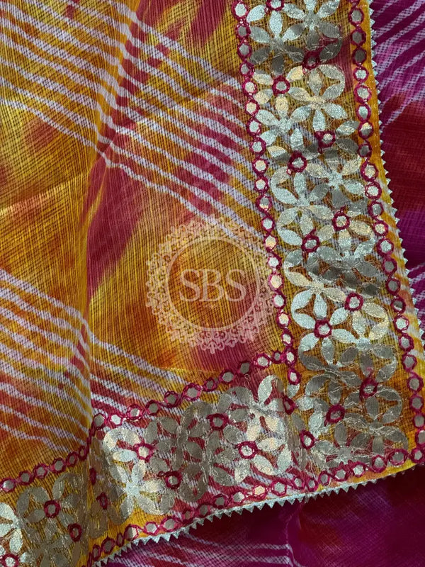 KOTA DORIYA SKIRT WITH KURTI AND DUPATTA