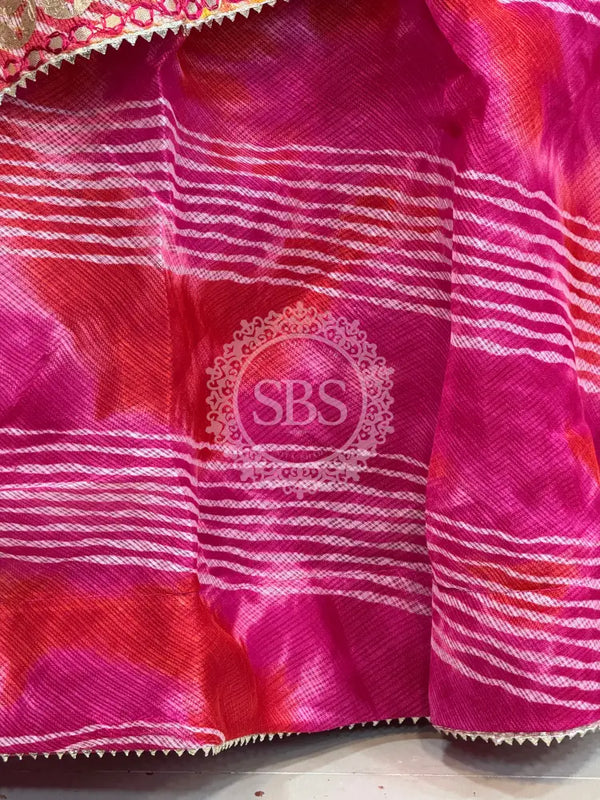 KOTA DORIYA SKIRT WITH KURTI AND DUPATTA