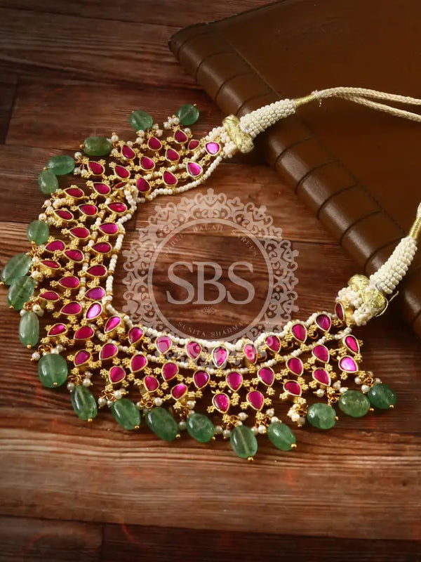 Kundan Necklace Set Jewellery