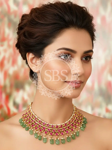 Kundan Necklace Set Jewellery