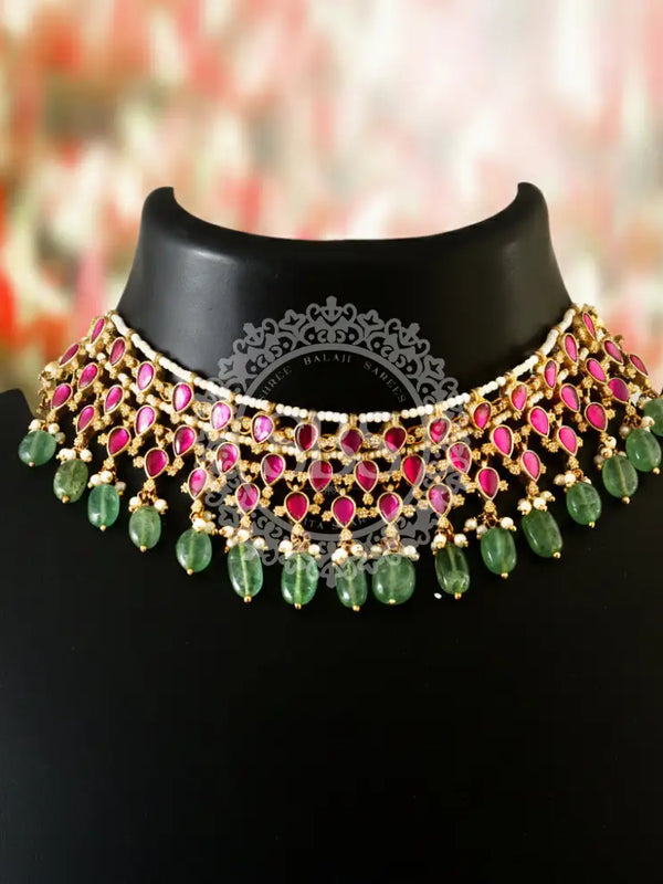 Kundan Necklace Set Jewellery
