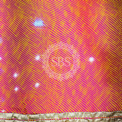 LEHERIYA GOLDEN SILVER WORK BIG FLARED LEHENGA