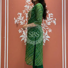 Leheriya Handwork Kurti