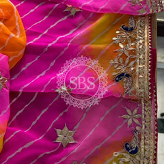 LEHERIYA VINTAGE BOOTE SAREE