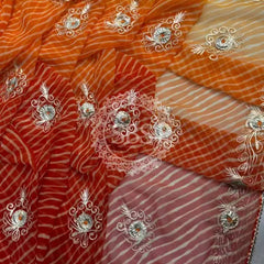 LEHERIYA VINTAGE BOOTE SAREE