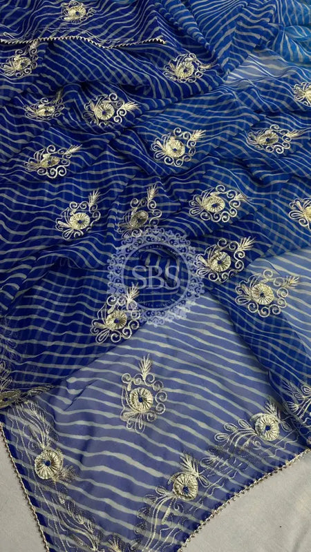 LEHERIYA VINTAGE BOOTE SAREE