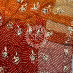 LEHERIYA VINTAGE BOOTE SAREE