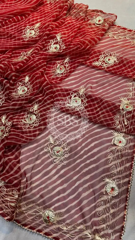 LEHERIYA VINTAGE BOOTE SAREE