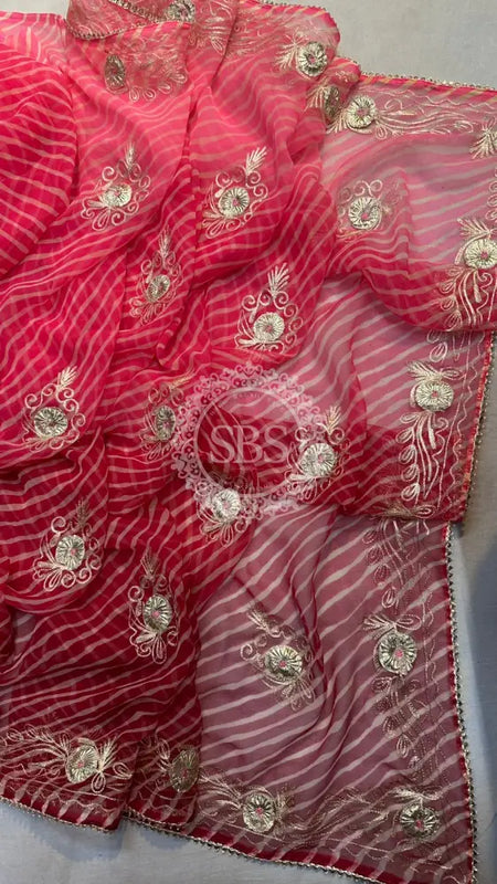 LEHERIYA VINTAGE BOOTE SAREE