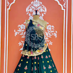MEENAWATI MARWARI RAJASTHANI LEHENGA Teal