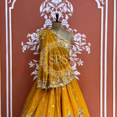 MEENAWATI MARWARI RAJASTHANI LEHENGA Yellow