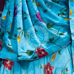 MOSH CRAPE FLORAL LEHENGA