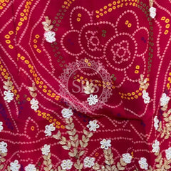 MOSH CRAPE FLORAL LEHENGA