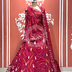 MOSH CRAPE FLORAL LEHENGA