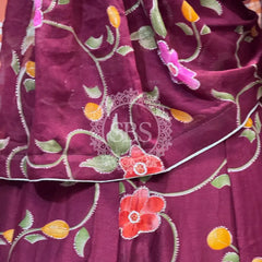 MOSH CRAPE FLORAL LEHENGA