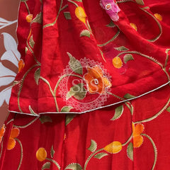 MOSH CRAPE FLORAL LEHENGA