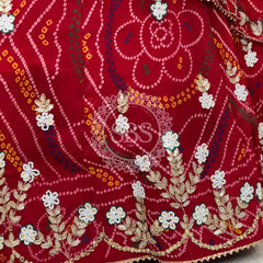 MOSH CRAPE FLORAL LEHENGA