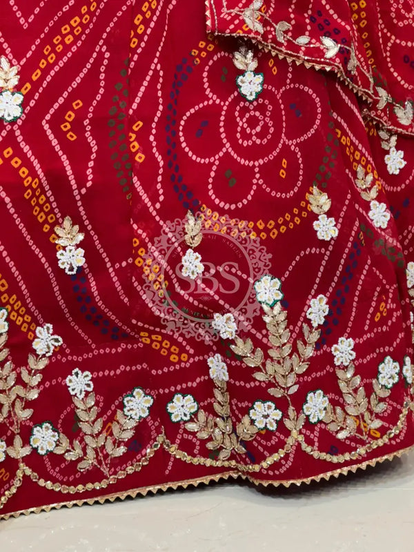 MOSH CRAPE FLORAL LEHENGA