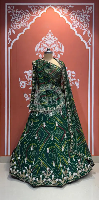 MOSH CRAPE FLORAL LEHENGA