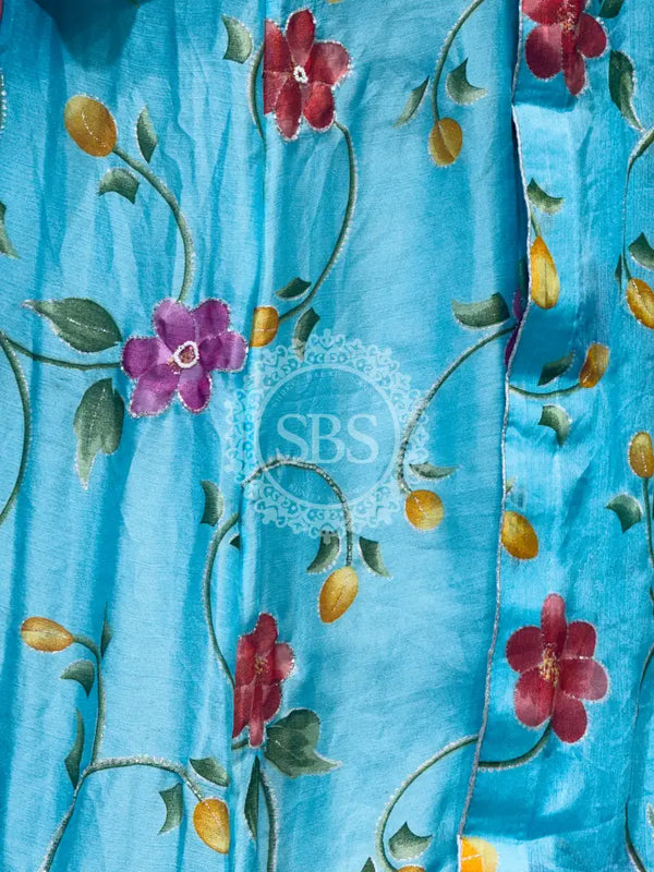 MOSH CRAPE FLORAL LEHENGA