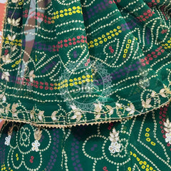 MOSH CRAPE FLORAL LEHENGA