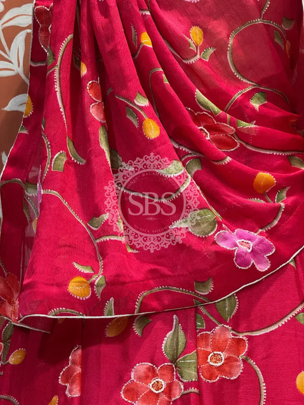 MOSH CRAPE FLORAL LEHENGA