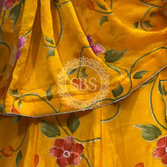 MOSH CRAPE FLORAL LEHENGA