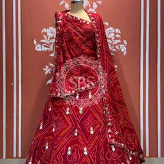 MOSH CRAPE FLORAL LEHENGA