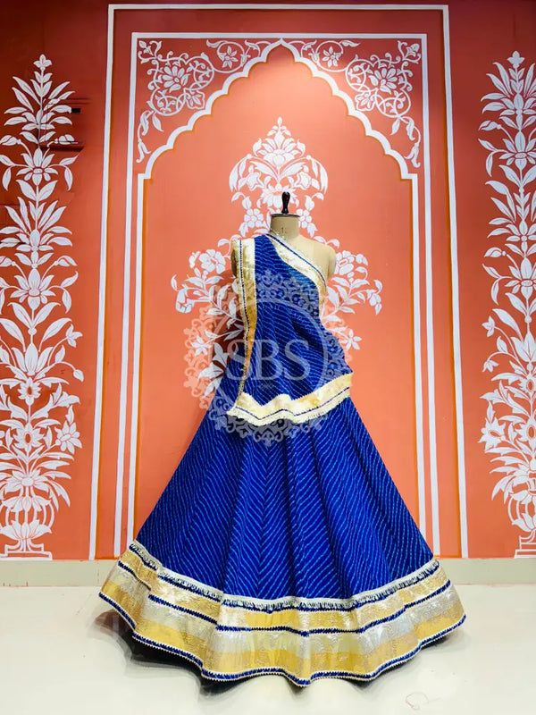 MOTHRA FULL FLARED LEHENGA Blue
