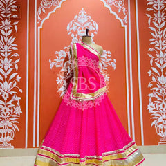 MOTHRA FULL FLARED LEHENGA Pink