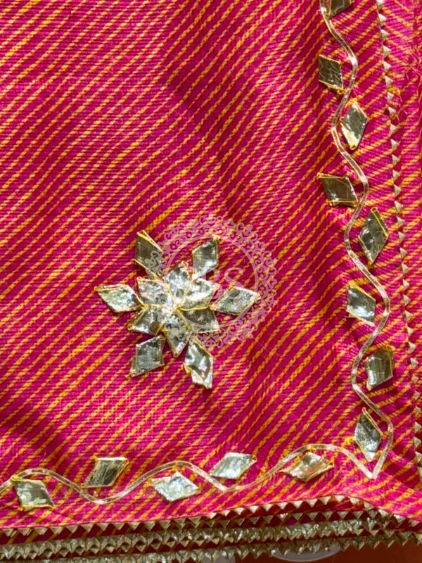 MOTHRA KOTA DORIYA GOTA PATTI SAREE