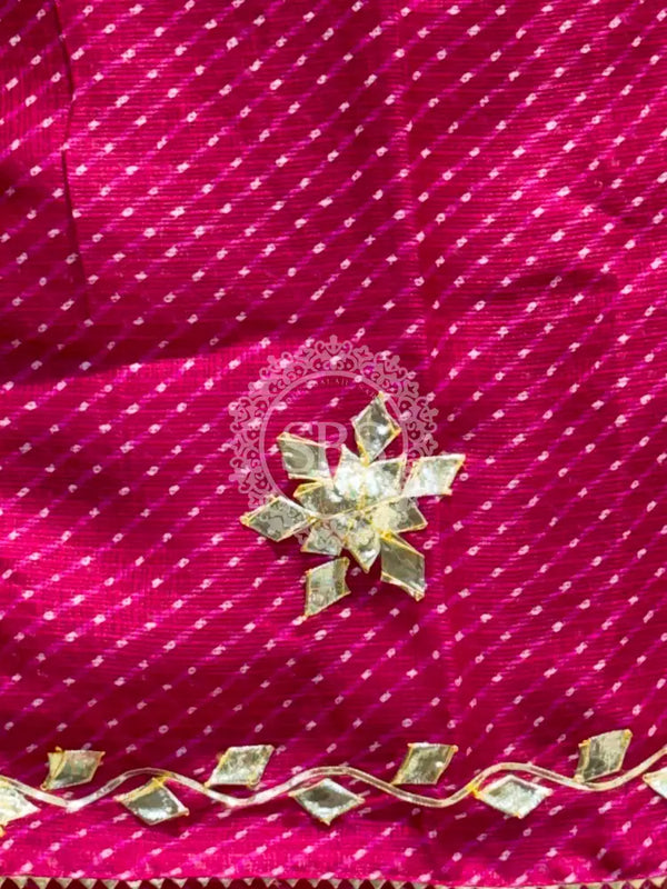 MOTHRA KOTA DORIYA GOTA PATTI SAREE