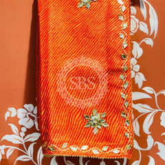 MOTHRA KOTA DORIYA GOTA PATTI SAREE