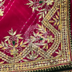 MOTHRA LEHERIYA CXC GEORGETTE SAREE Pink / Pink