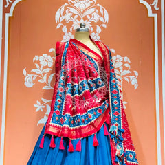 PICHWAI PRINT GUJRATI LEHENGA CHOLI