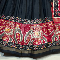 PICHWAI PRINT GUJRATI LEHENGA CHOLI