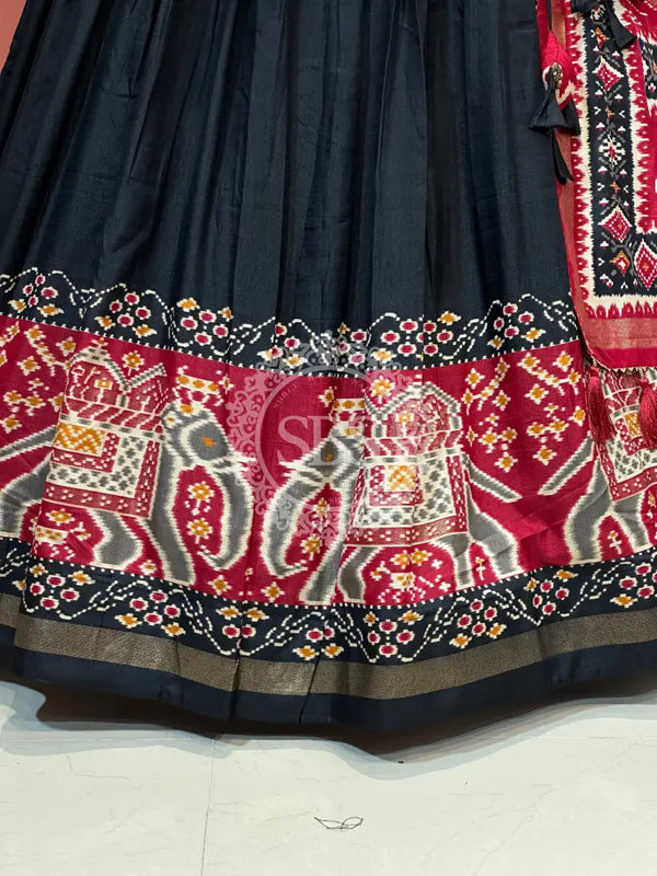 PICHWAI PRINT GUJRATI LEHENGA CHOLI