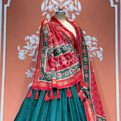 PICHWAI PRINT GUJRATI LEHENGA CHOLI