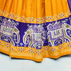PICHWAI PRINT GUJRATI LEHENGA CHOLI