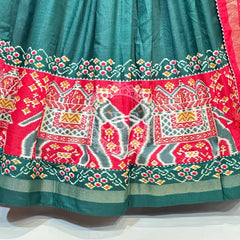 PICHWAI PRINT GUJRATI LEHENGA CHOLI