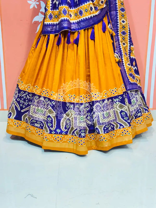 PICHWAI PRINT GUJRATI LEHENGA CHOLI