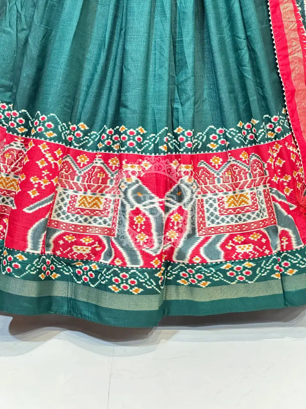 PICHWAI PRINT GUJRATI LEHENGA CHOLI