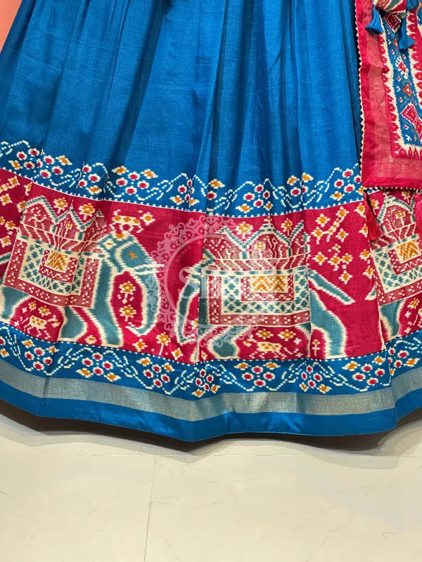 PICHWAI PRINT GUJRATI LEHENGA CHOLI